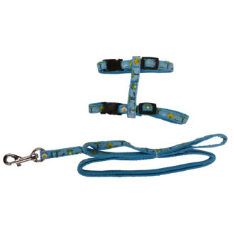 Buy PetSpot Printed Cat Harness - Blue