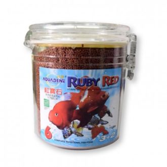 Buy aquadene natural red ruby highly nutrition fish food 1ltr