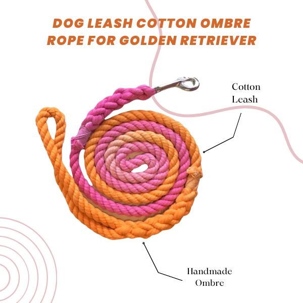 Ombre Cotton Dog leash