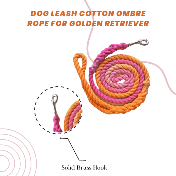 Ombre Cotton Dog leash