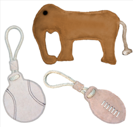 are leather dog toys safe