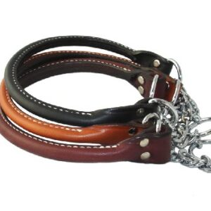 rolled-leather-martingale-dog-collar-with-chain