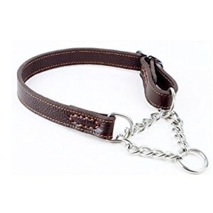 plain-leather-martingale-leather-dog-collar