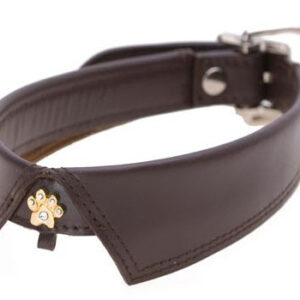 tuxcido-style-brown-leather-dog-collar